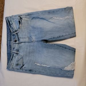 Articles Of Society Distressed  Crop Denim Jeans Women's Waist Size 27